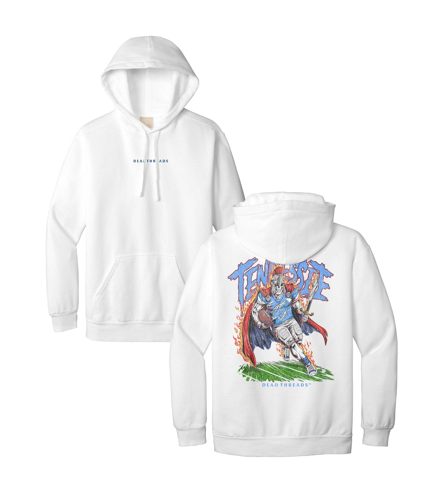 TENNESSEE FOOTBALL - “DT ESSENTIAL" HOODIE – Hoodie – Dead Threads Apparel