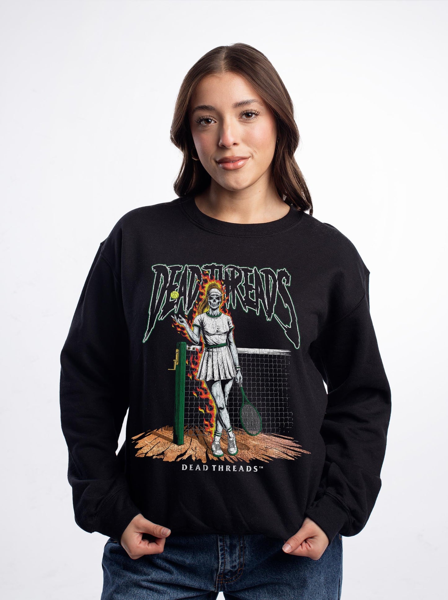TENNIS v1 CREWNECK SWEATSHIRT – Sweatshirt – Dead Threads Apparel