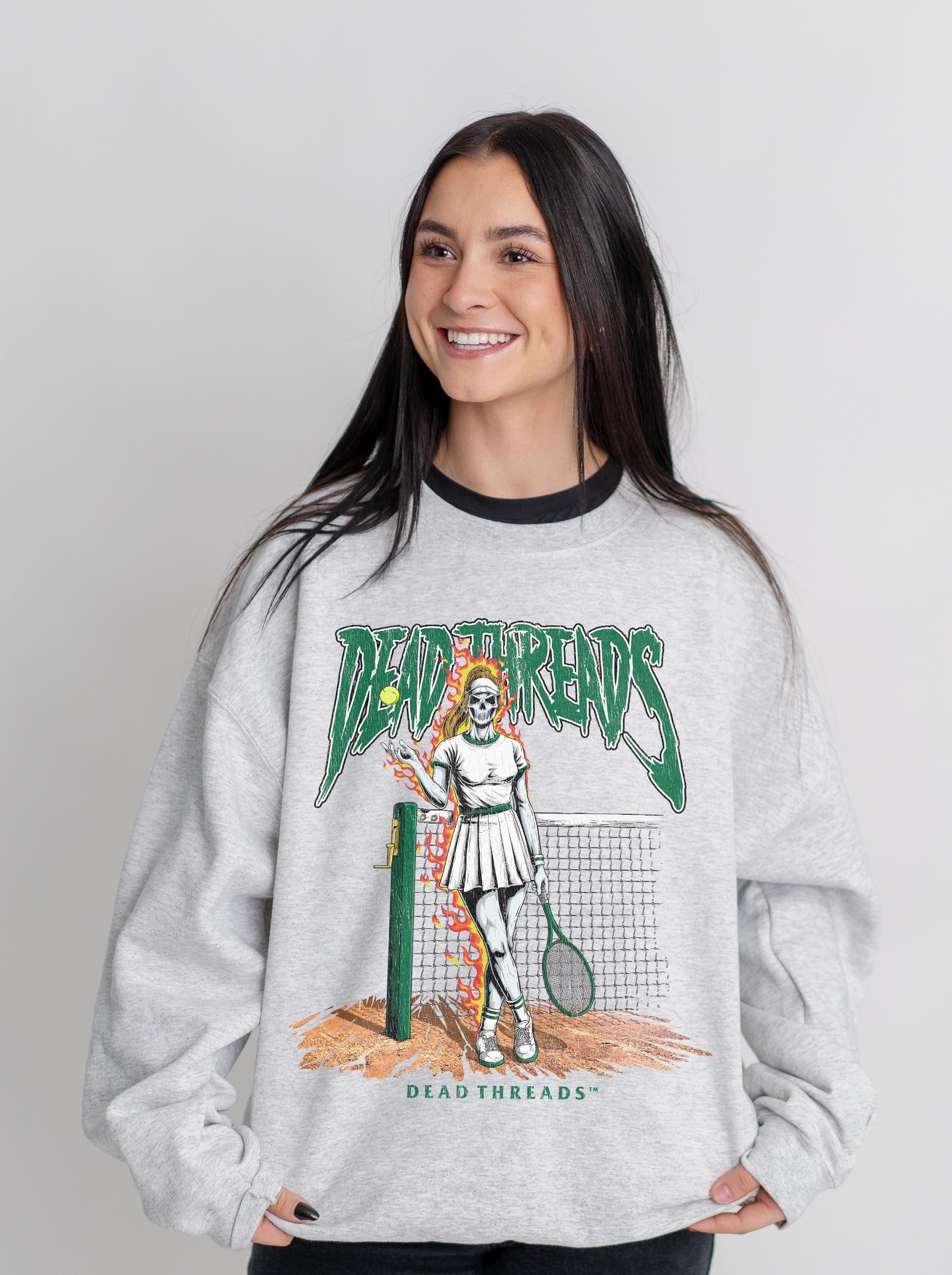 TENNIS v1 CREWNECK SWEATSHIRT – Sweatshirt – Dead Threads Apparel