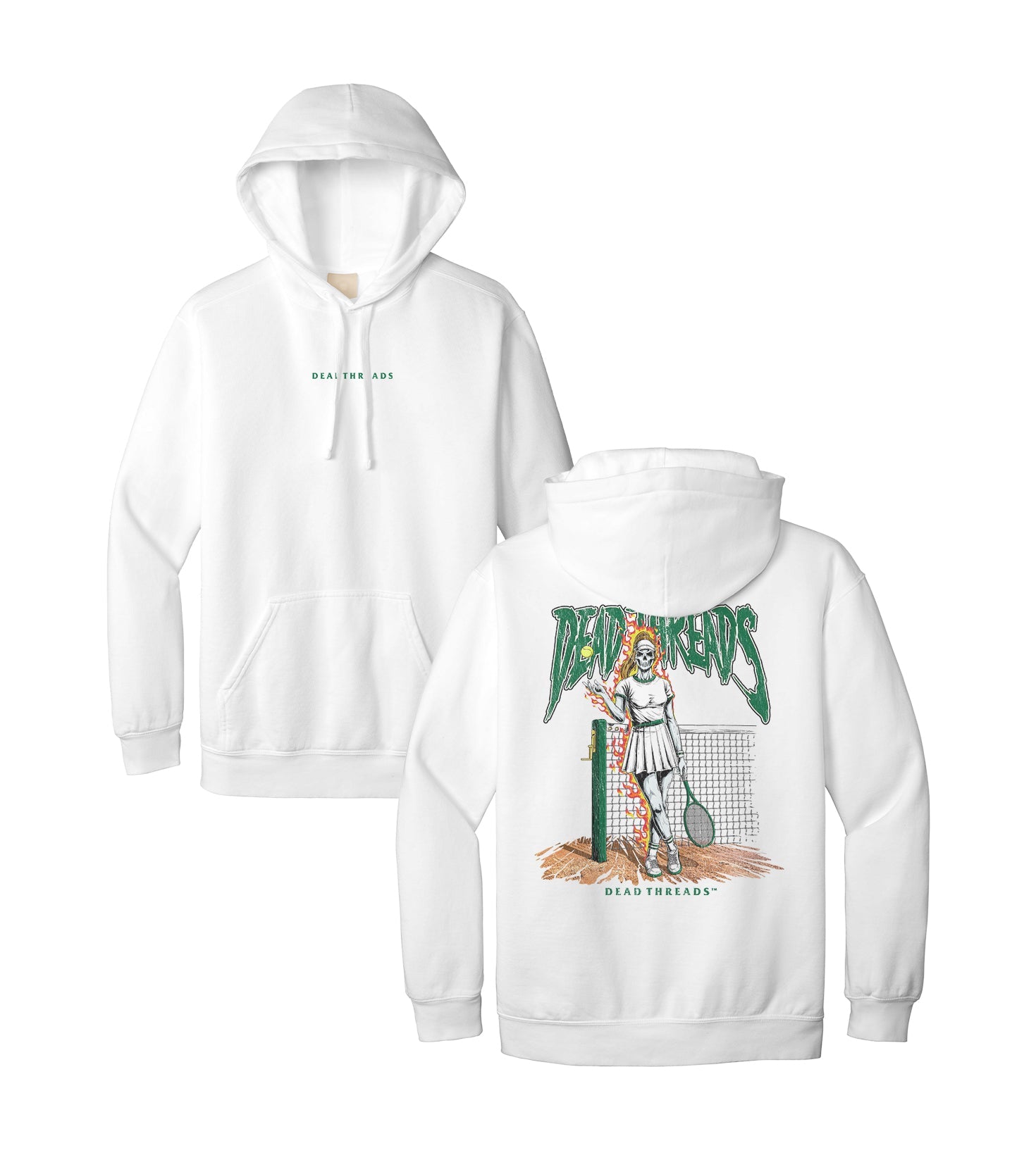 TENNIS v1 - “DT ESSENTIAL" HOODIE – Hoodie – Dead Threads Apparel