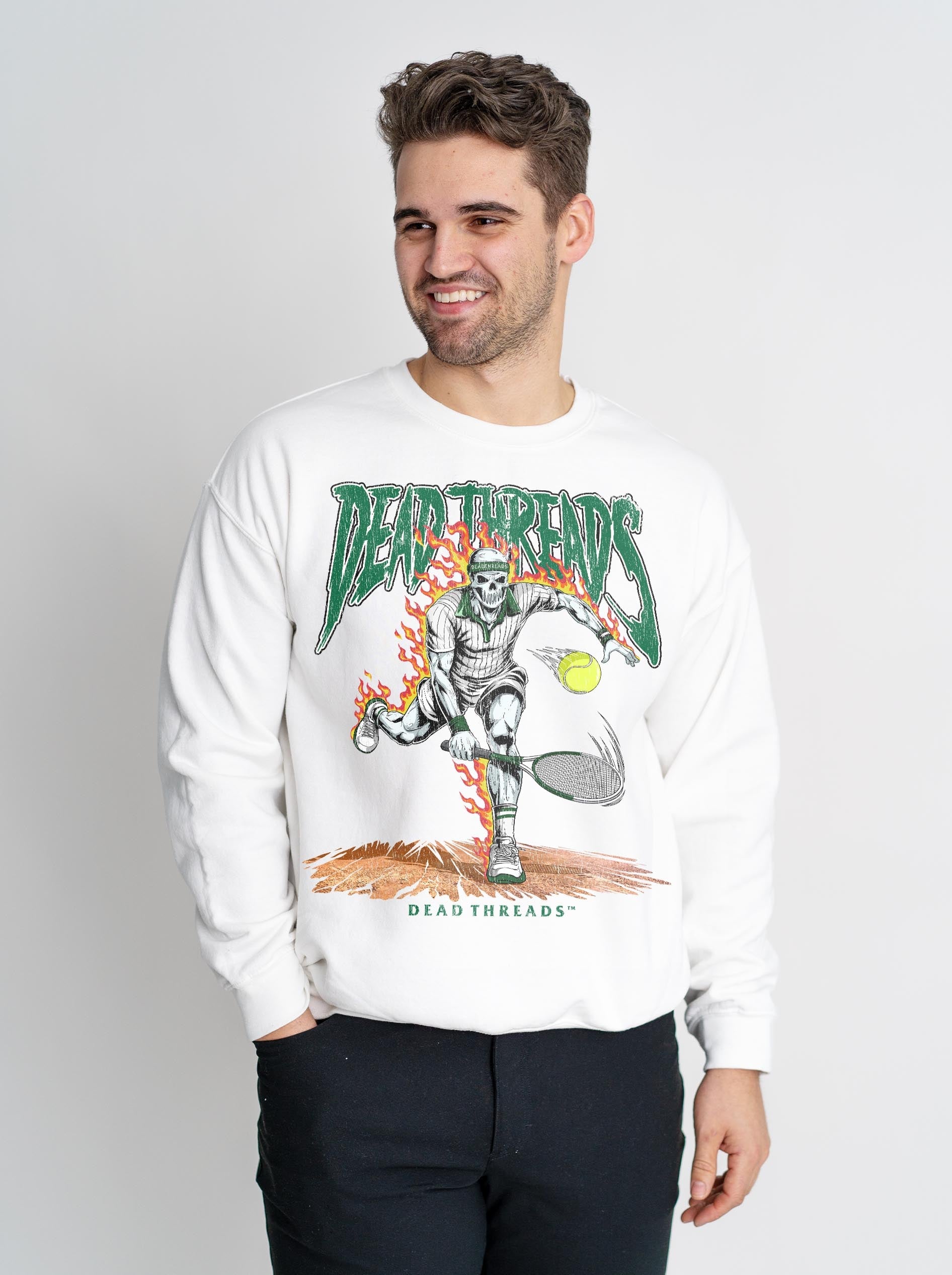 TENNIS v2 CREWNECK SWEATSHIRT – Sweatshirt – Dead Threads Apparel