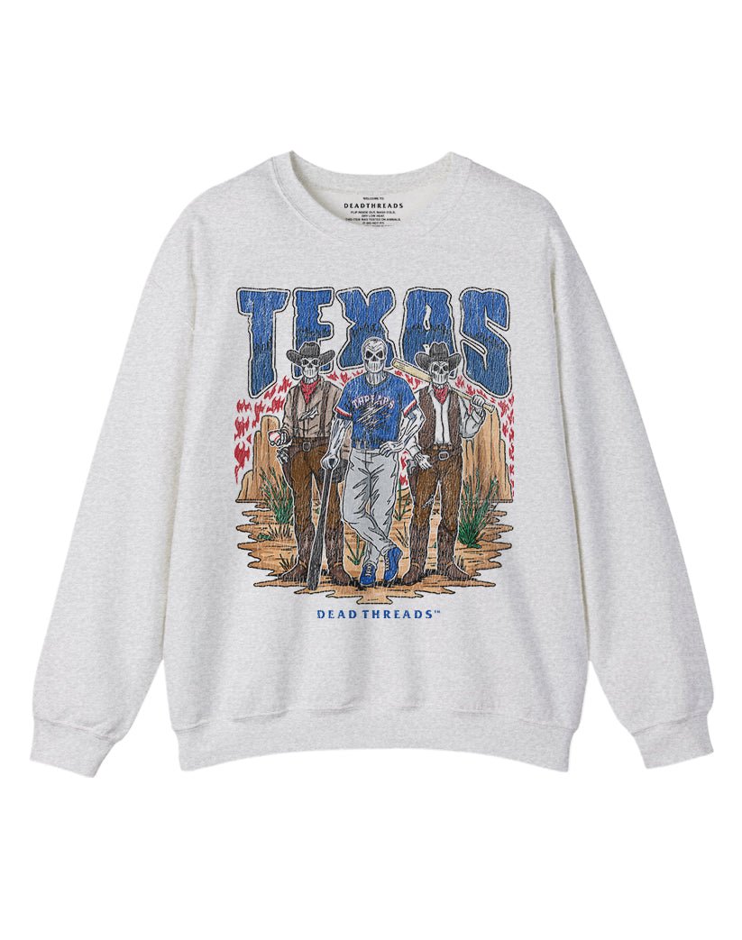 TEXAS BASEBALL CREWNECK SWEATSHIRT – Sweatshirt – Dead Threads Apparel