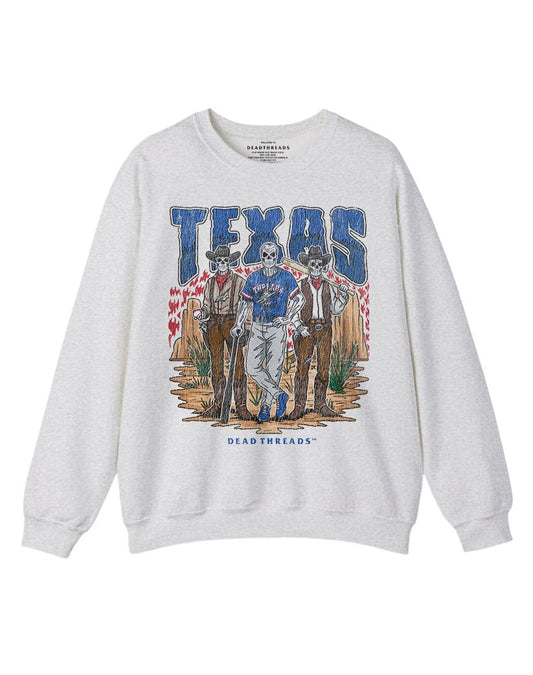 TEXAS BASEBALL CREWNECK SWEATSHIRT – Sweatshirt – Dead Threads Apparel