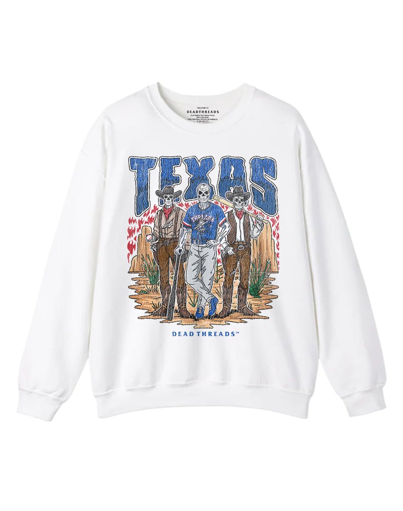 TEXAS BASEBALL CREWNECK SWEATSHIRT – Sweatshirt – Dead Threads Apparel