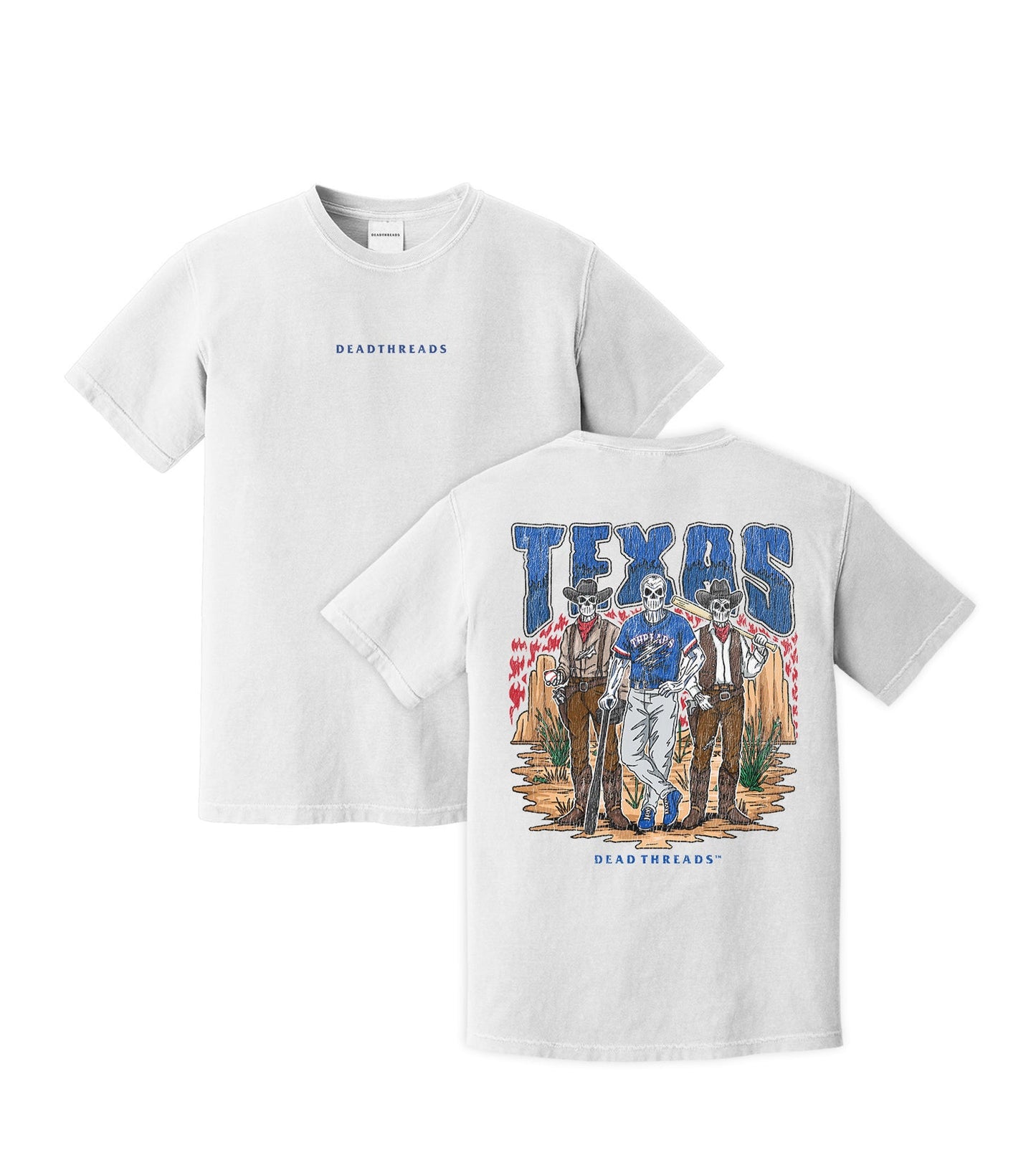 TEXAS BASEBALL - “DT ESSENTIAL" PREMIUM T - SHIRT – T-Shirt – Dead Threads Apparel