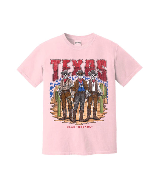 TEXAS BASEBALL - PINK – T-Shirt – Dead Threads Apparel