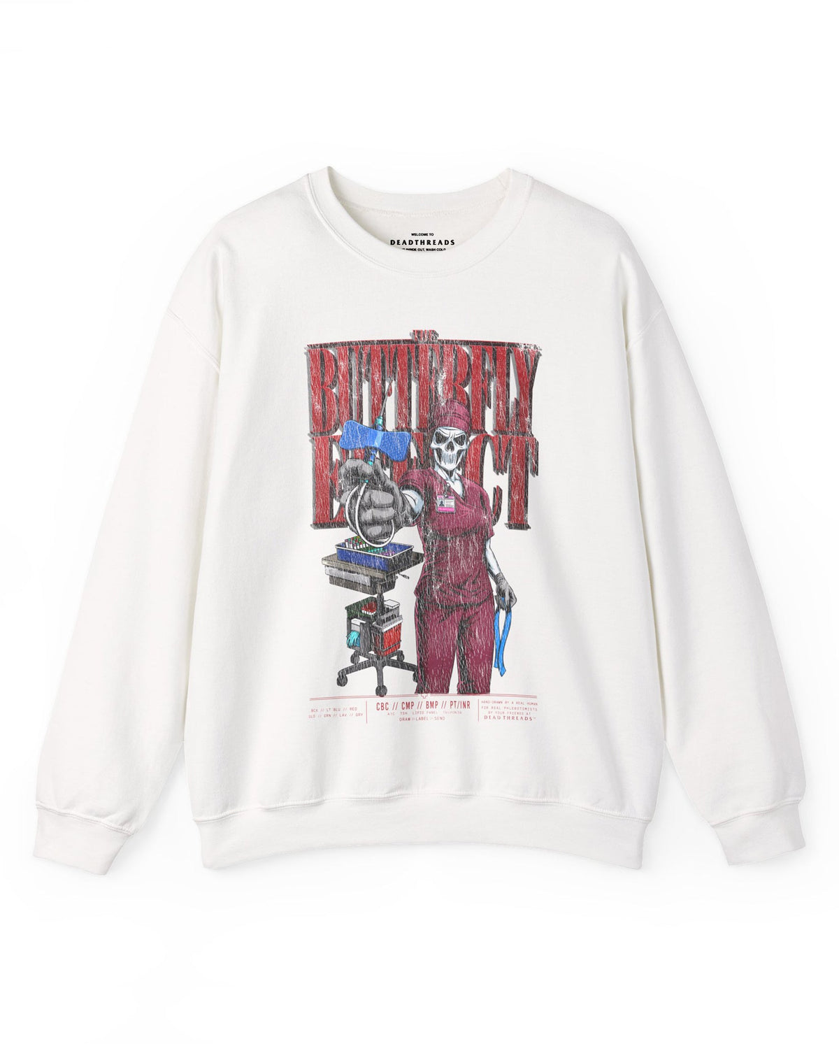 THE BUTTERFLY EFFECT - CREWNECK SWEATSHIRT – Sweatshirt – Dead Threads Apparel