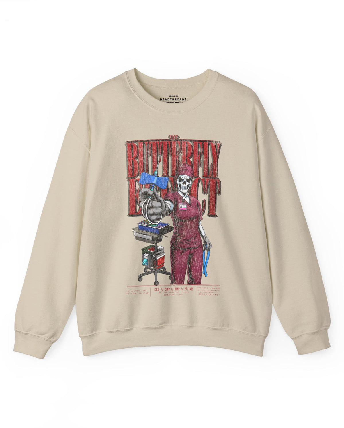 THE BUTTERFLY EFFECT - CREWNECK SWEATSHIRT – Sweatshirt – Dead Threads Apparel