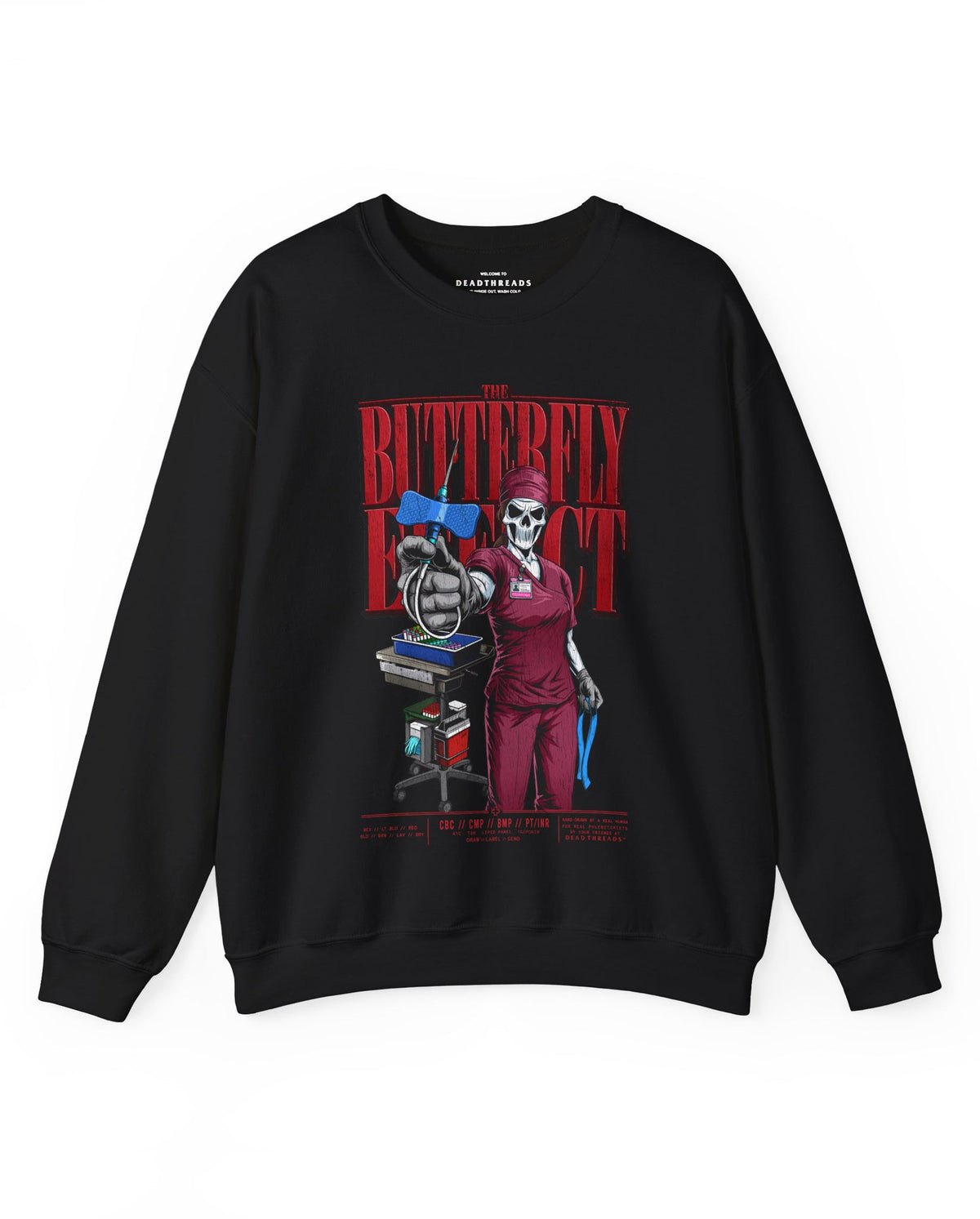 THE BUTTERFLY EFFECT - CREWNECK SWEATSHIRT – Sweatshirt – Dead Threads Apparel