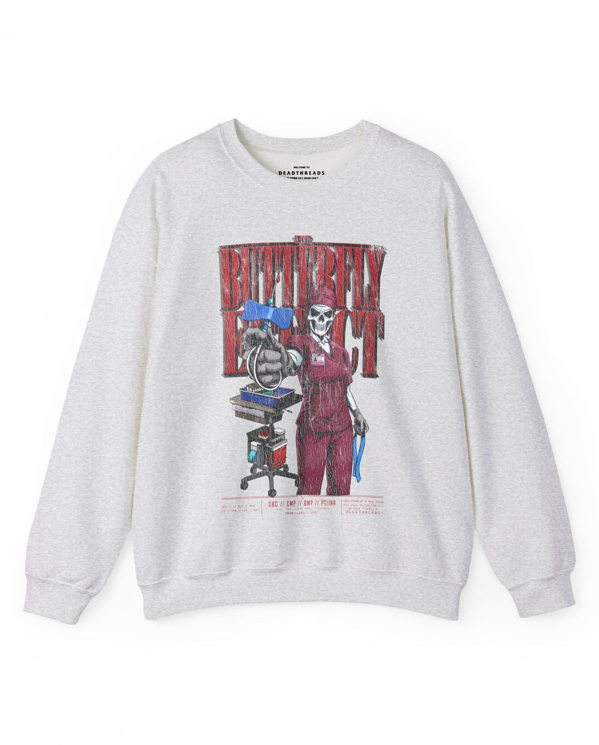 THE BUTTERFLY EFFECT - CREWNECK SWEATSHIRT – Sweatshirt – Dead Threads Apparel