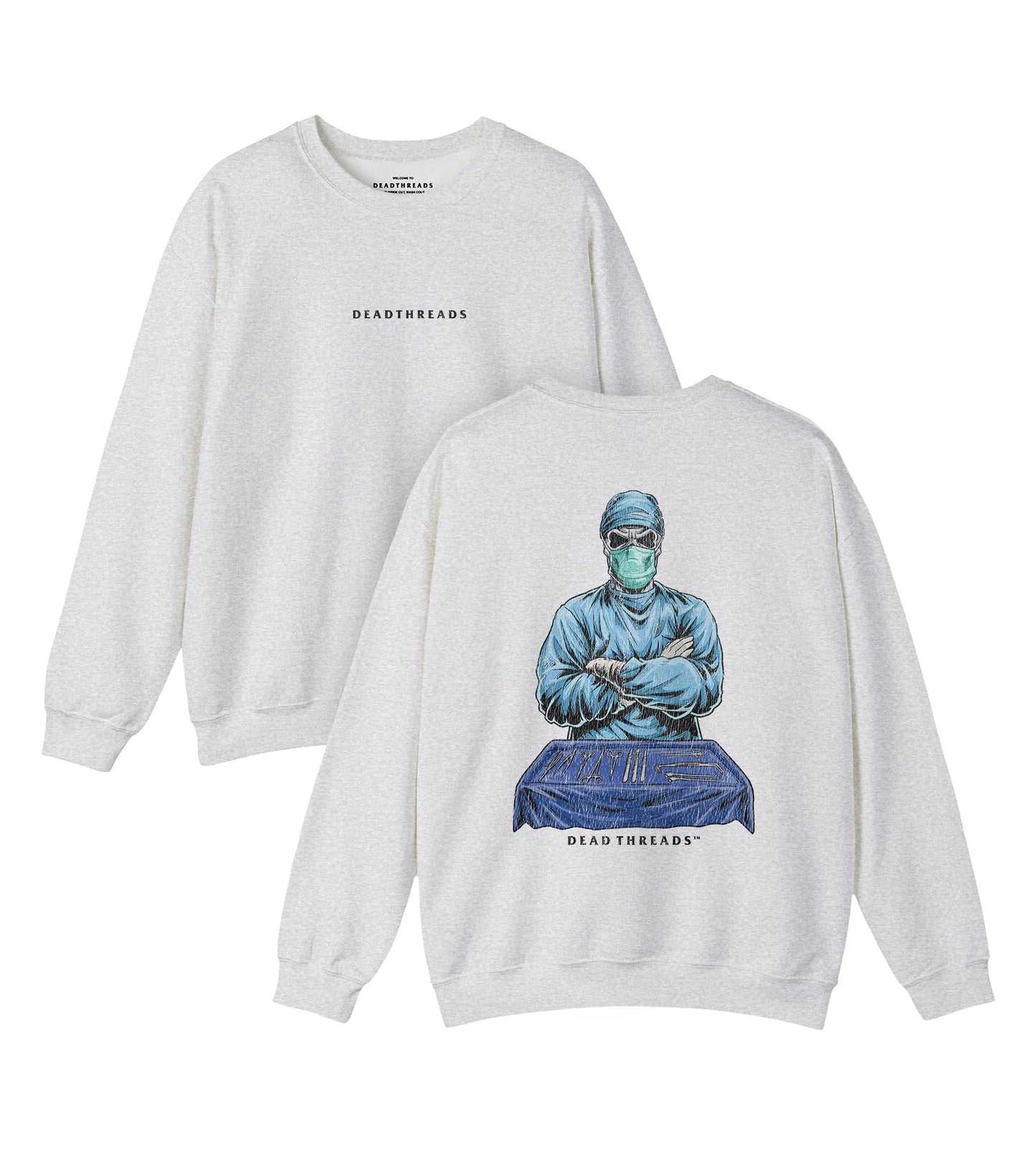 THE FINAL COUNT - “DT ESSENTIAL" CREWNECK SWEATSHIRT – Sweatshirt – Dead Threads Apparel