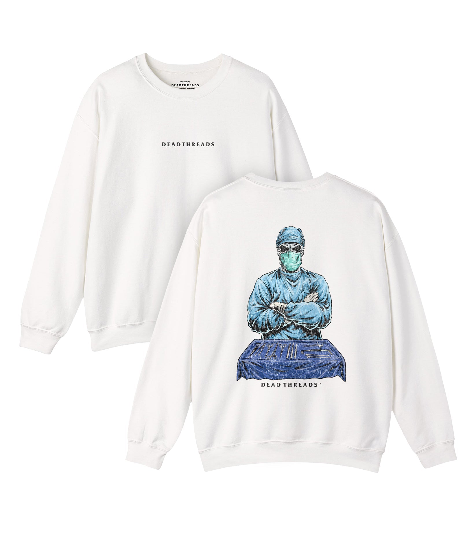 THE FINAL COUNT - “DT ESSENTIAL" CREWNECK SWEATSHIRT – Sweatshirt – Dead Threads Apparel