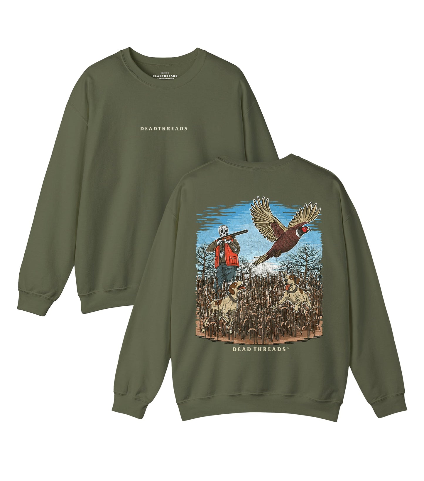 THE FINAL FLUSH - “DT ESSENTIAL" CREWNECK SWEATSHIRT – Sweatshirt – Dead Threads Apparel