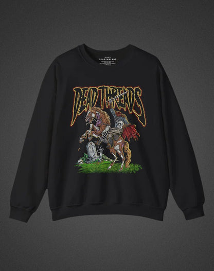THE HORSEMAN CREWNECK SWEATSHIRT - Halloween Limited Drop – Sweatshirt – Dead Threads Apparel