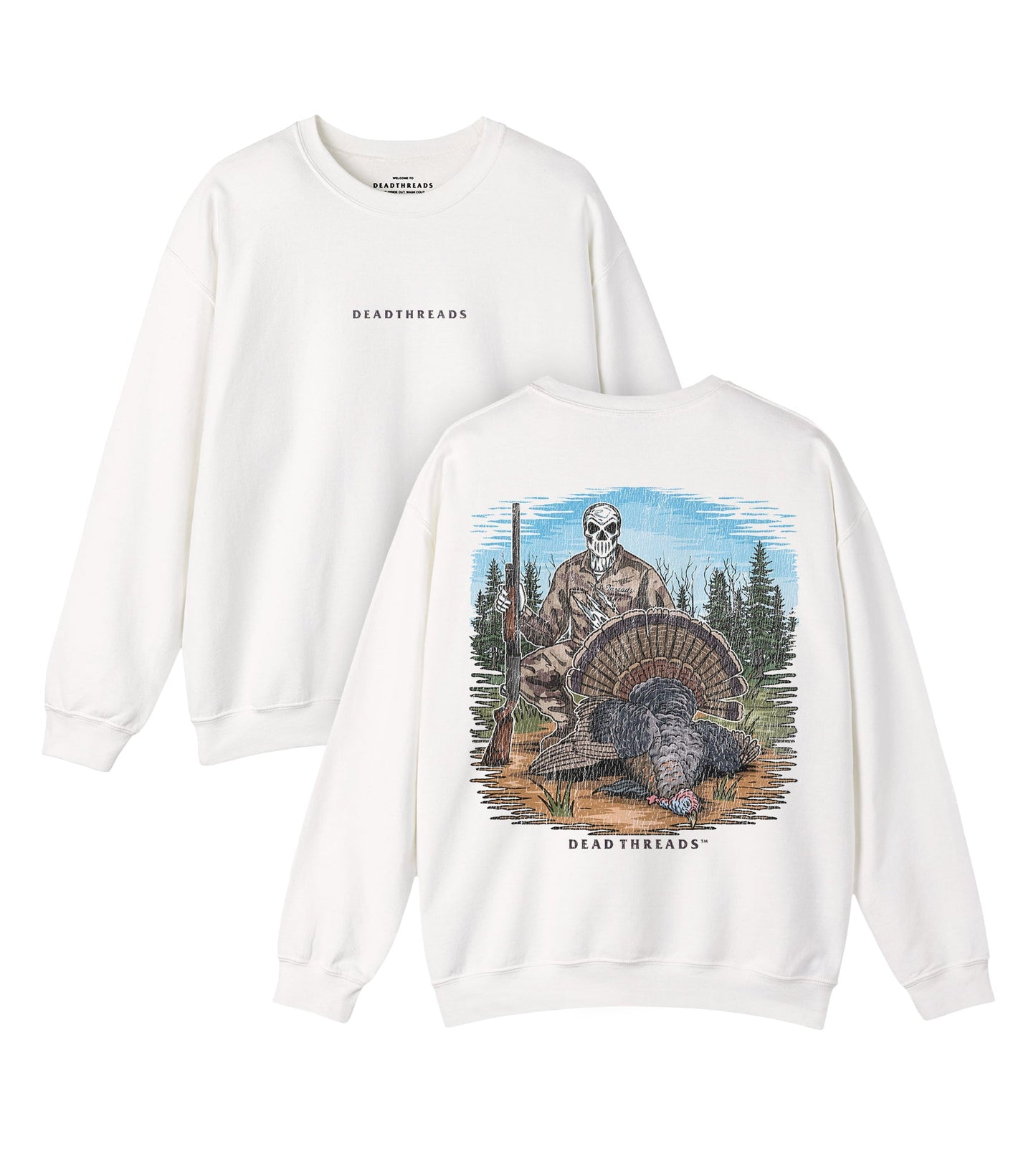 THE LAST GOBBLE - “DT ESSENTIAL" CREWNECK SWEATSHIRT – Sweatshirt – Dead Threads Apparel