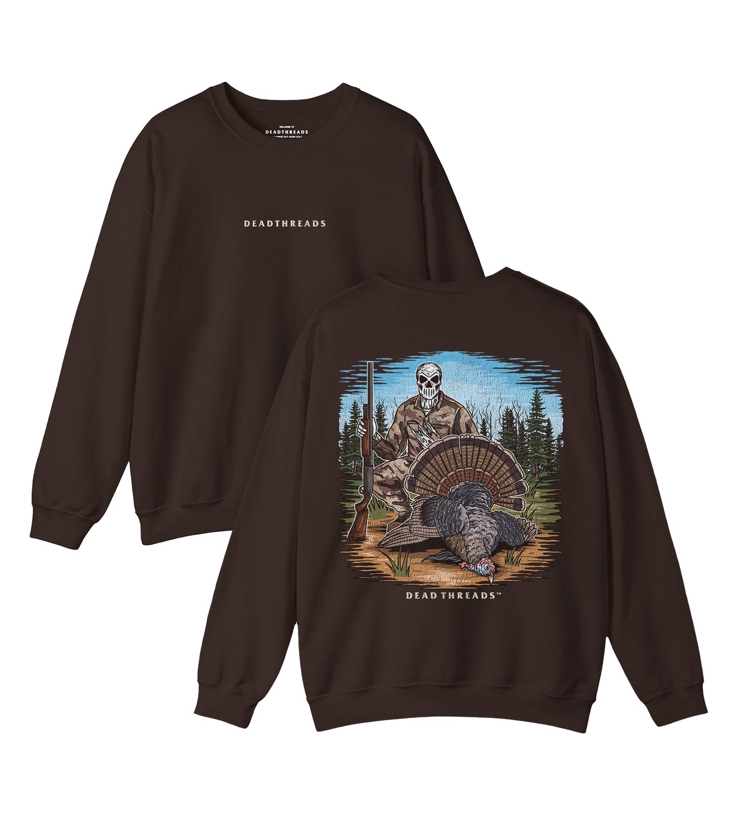 THE LAST GOBBLE - “DT ESSENTIAL" CREWNECK SWEATSHIRT – Sweatshirt – Dead Threads Apparel