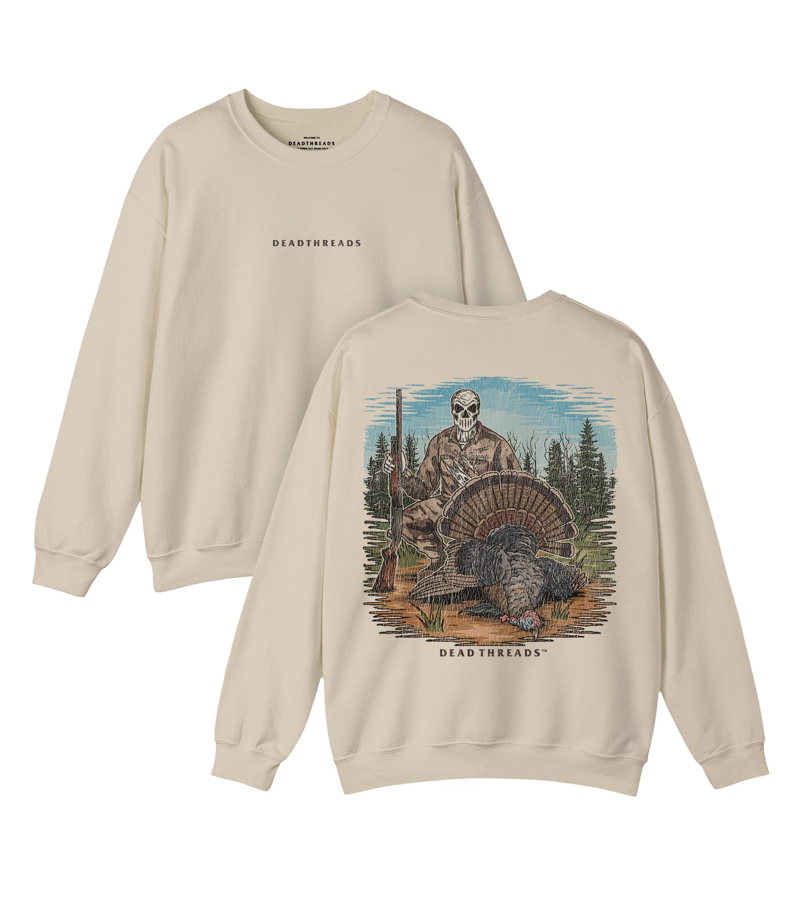 THE LAST GOBBLE - “DT ESSENTIAL" CREWNECK SWEATSHIRT – Sweatshirt – Dead Threads Apparel