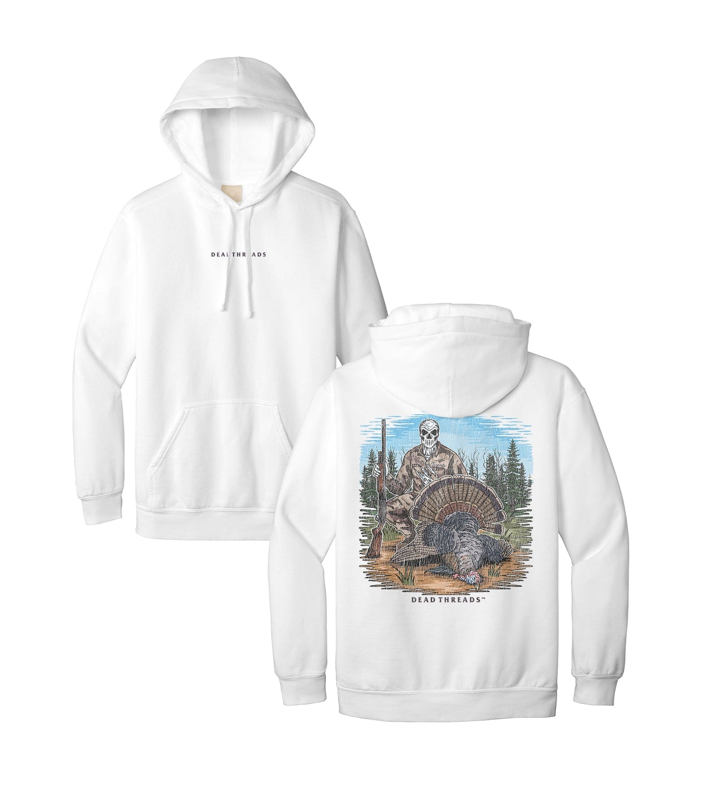 THE LAST GOBBLE - “DT ESSENTIAL" HOODIE – Hoodie – Dead Threads Apparel