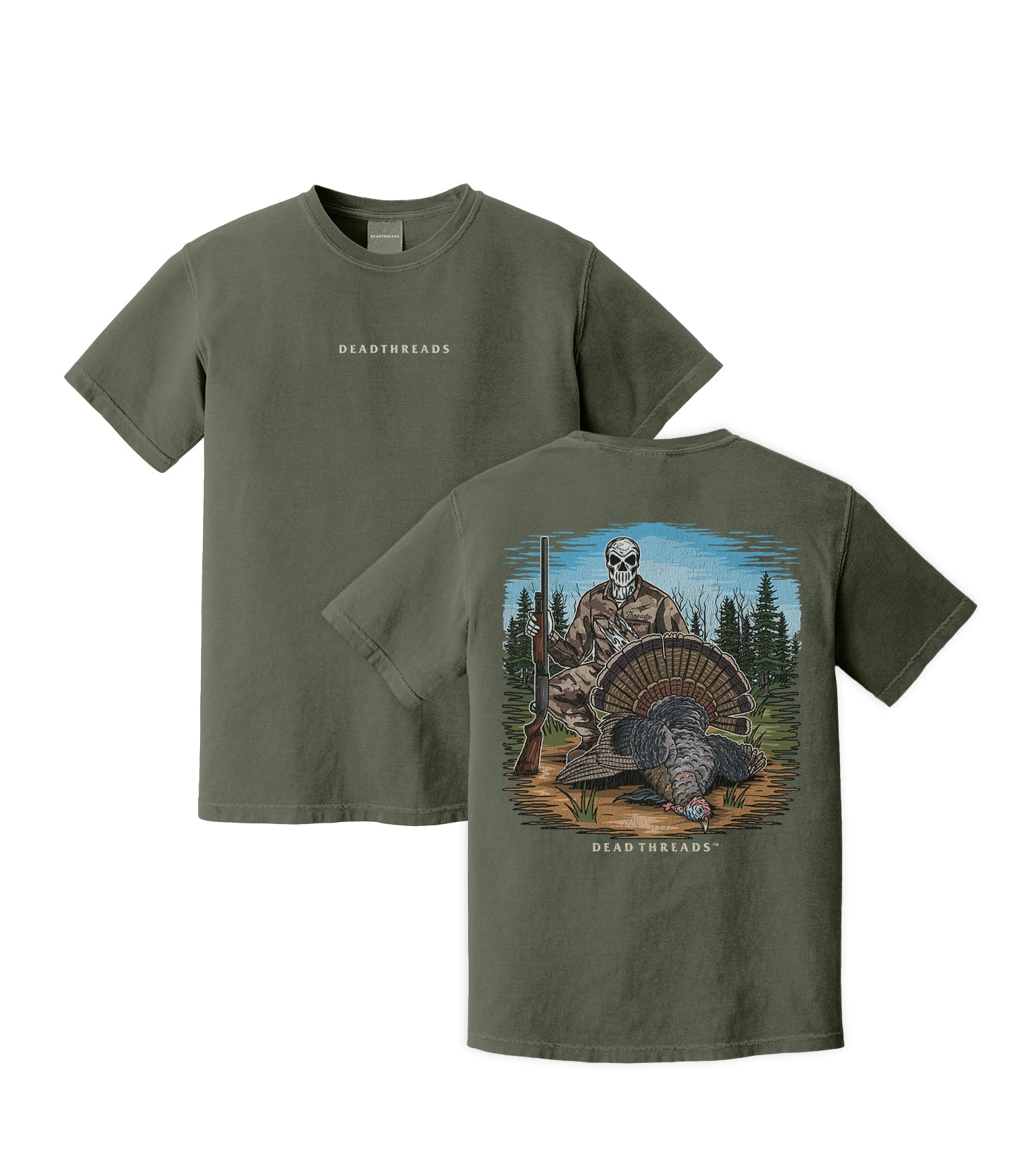 THE LAST GOBBLE - “DT ESSENTIAL" PREMIUM T - SHIRT – T-Shirt – Dead Threads Apparel