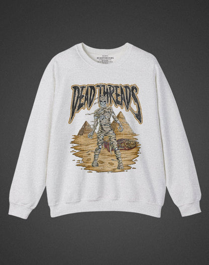THE MUMMY CREWNECK SWEATSHIRT - Halloween Limited Drop – Sweatshirt – Dead Threads Apparel