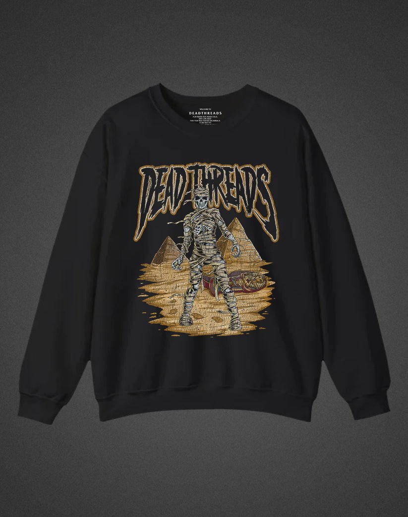 THE MUMMY CREWNECK SWEATSHIRT - Halloween Limited Drop – Sweatshirt – Dead Threads Apparel