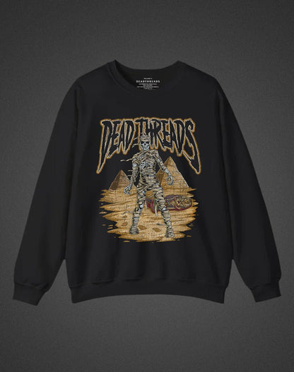 THE MUMMY CREWNECK SWEATSHIRT - Halloween Limited Drop – Sweatshirt – Dead Threads Apparel
