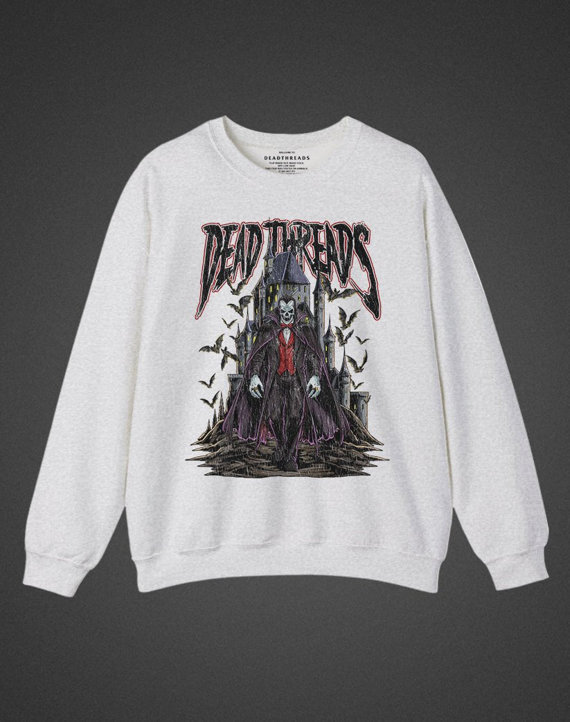 THE VAMPIRE CREWNECK SWEATSHIRT - Halloween Limited Drop – Sweatshirt – Dead Threads Apparel