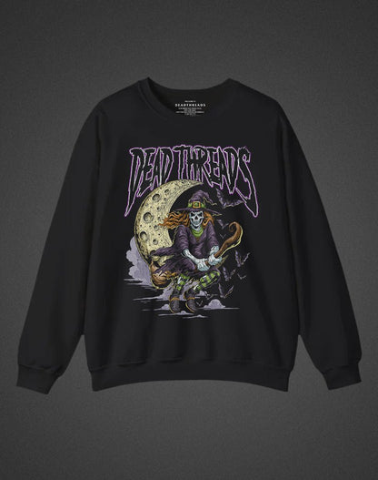 THE WITCH CREWNECK SWEATSHIRT - Halloween Limited Drop – Sweatshirt – Dead Threads Apparel