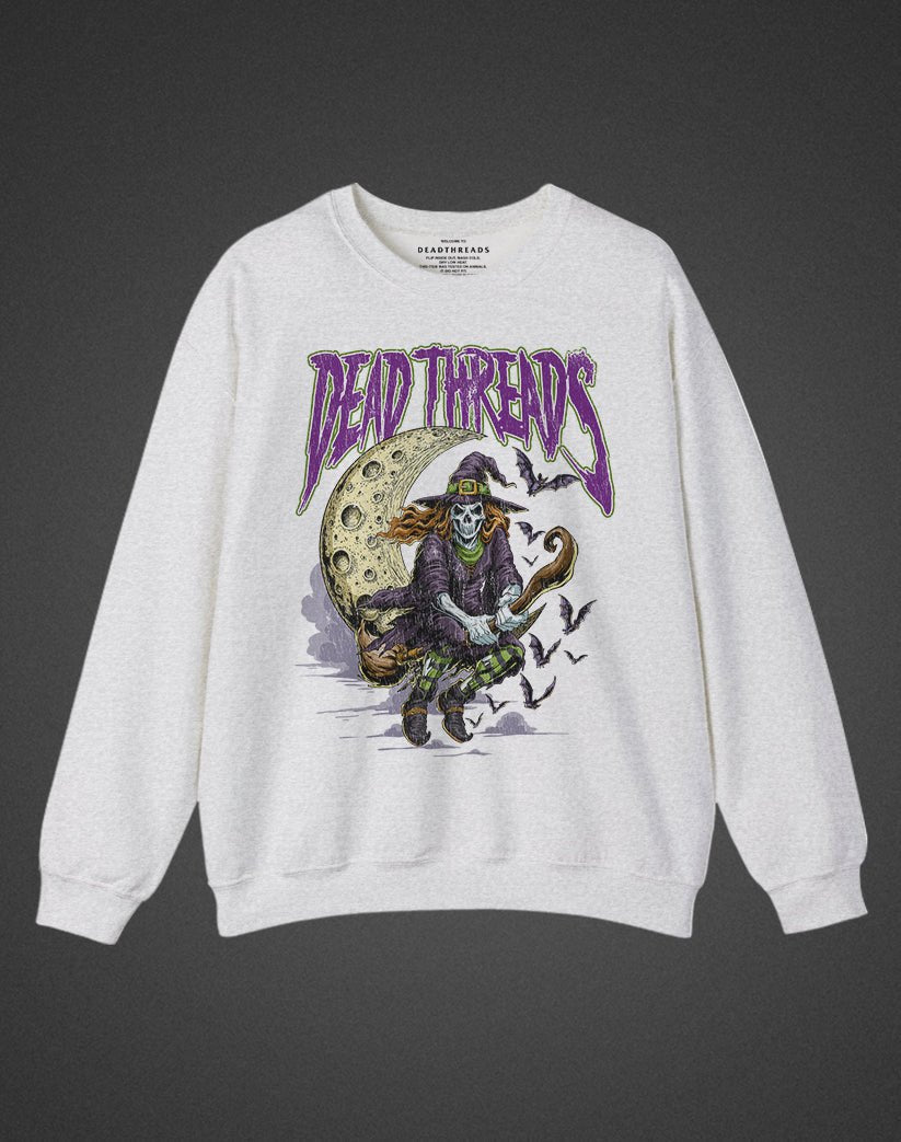 THE WITCH CREWNECK SWEATSHIRT - Halloween Limited Drop – Sweatshirt – Dead Threads Apparel
