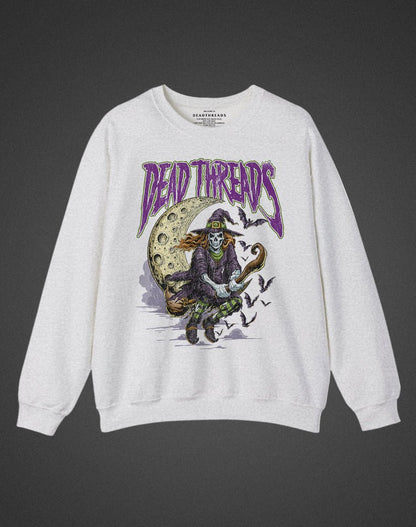 THE WITCH CREWNECK SWEATSHIRT - Halloween Limited Drop – Sweatshirt – Dead Threads Apparel