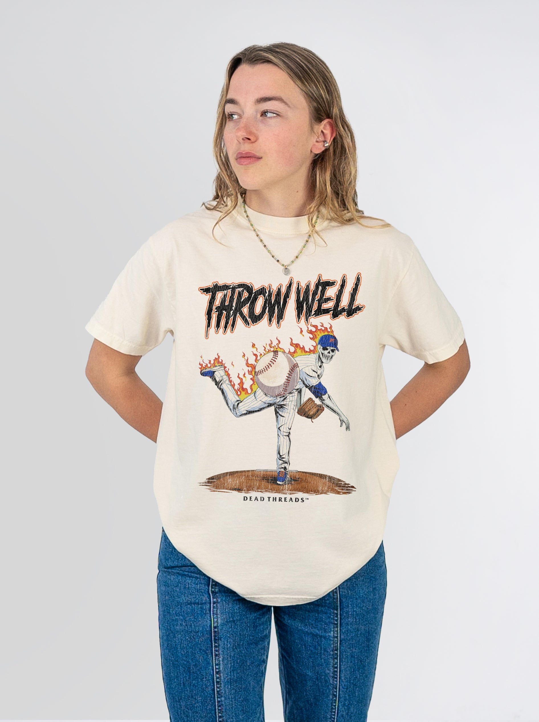 THROW WELL (Custom) – T-Shirt – Dead Threads Apparel