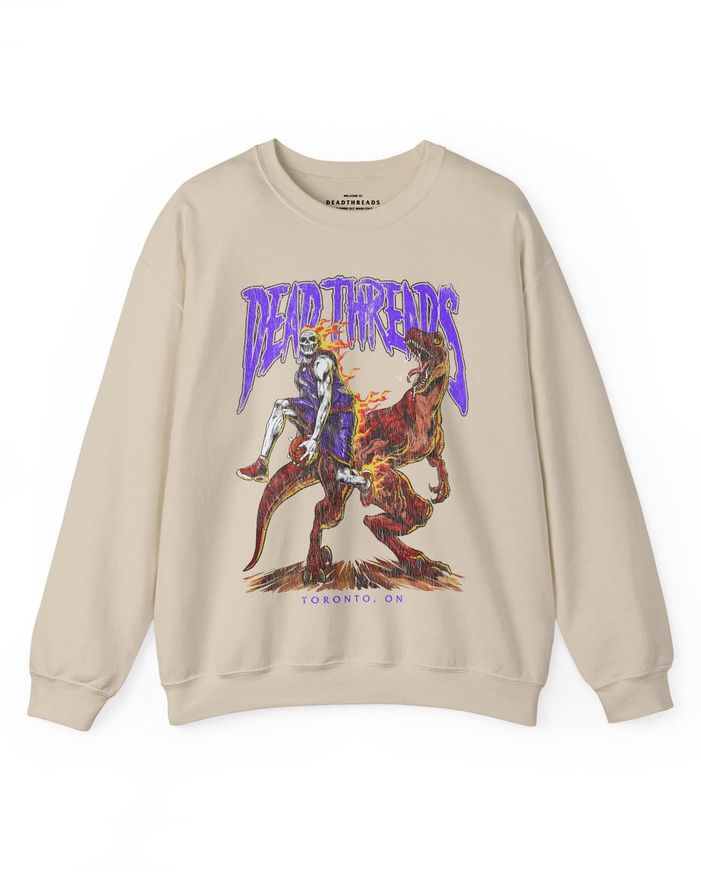 TORONTO BASKETBALL - CREWNECK SWEATSHIRT – Sweatshirt – Dead Threads Apparel
