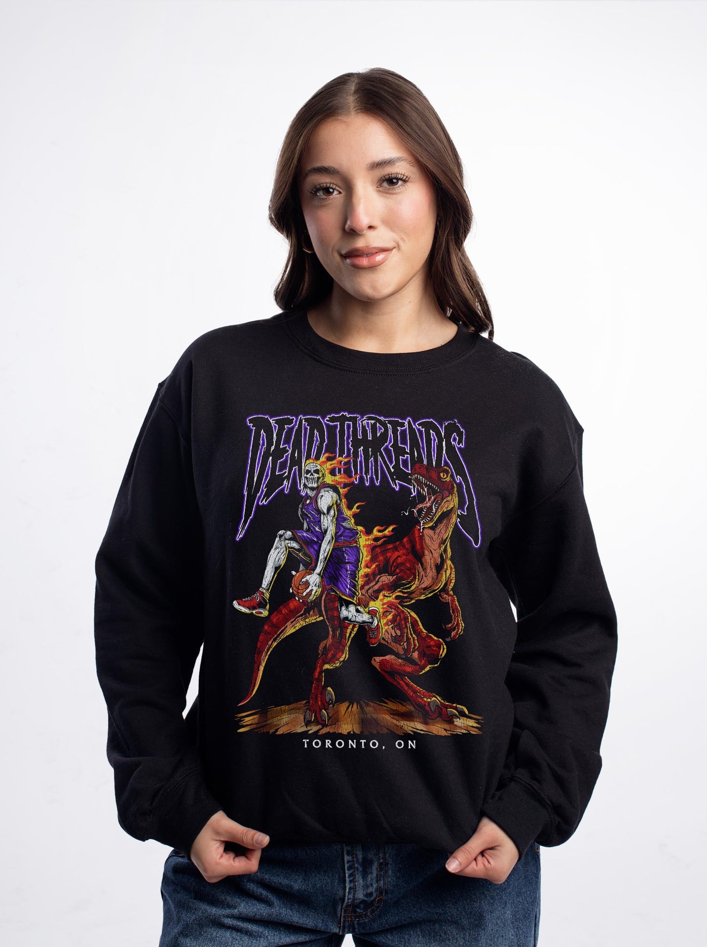 TORONTO BASKETBALL - CREWNECK SWEATSHIRT – Sweatshirt – Dead Threads Apparel