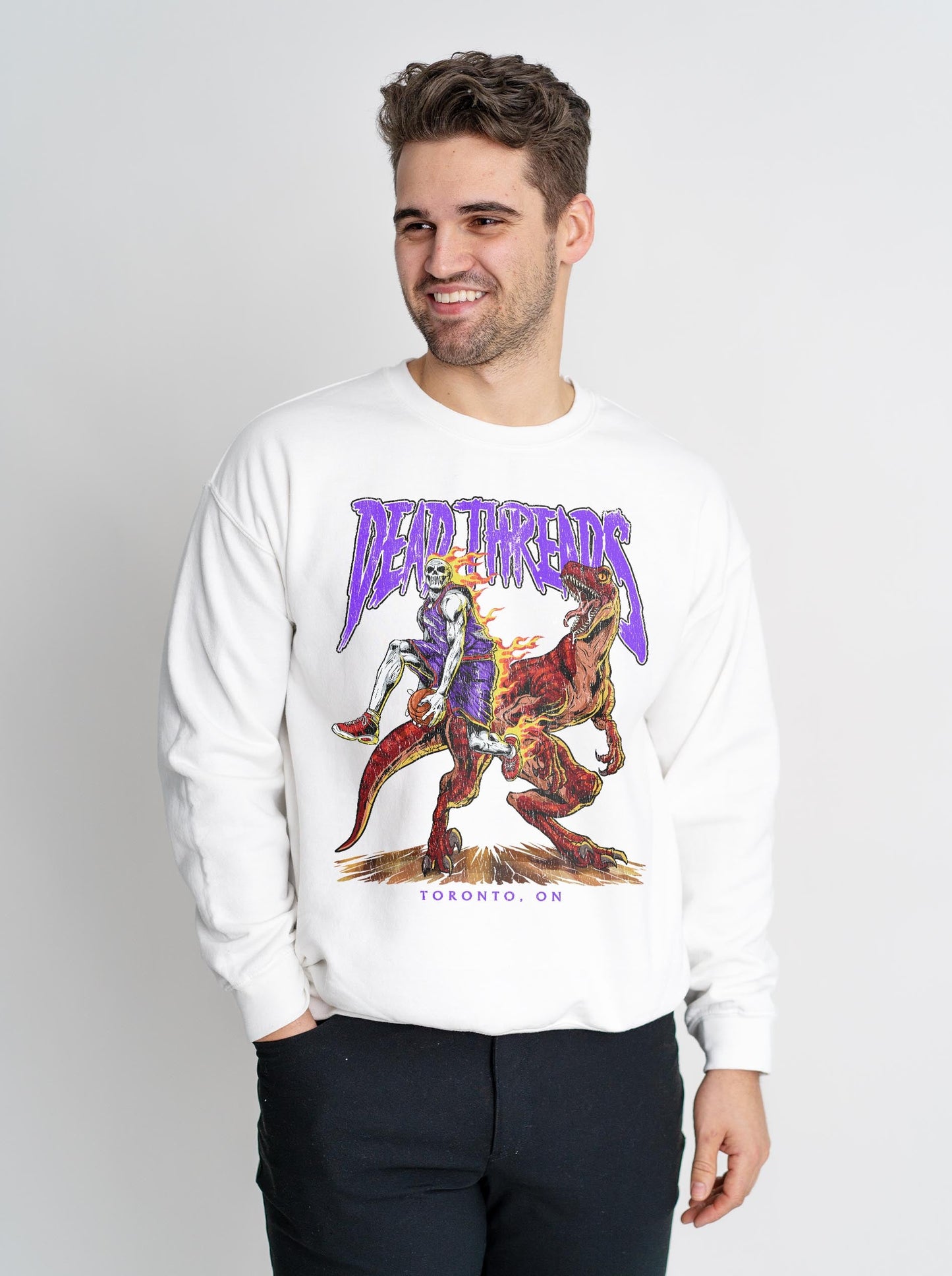 TORONTO BASKETBALL - CREWNECK SWEATSHIRT – Sweatshirt – Dead Threads Apparel