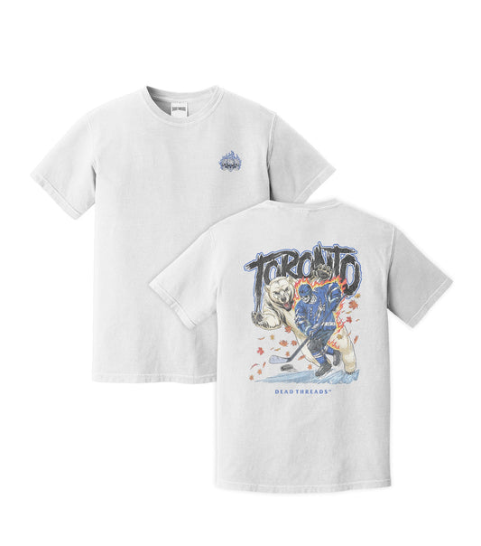 TORONTO HOCKEY - “3 SKULL” PREMIUM T - SHIRT – T-Shirt – Dead Threads Apparel