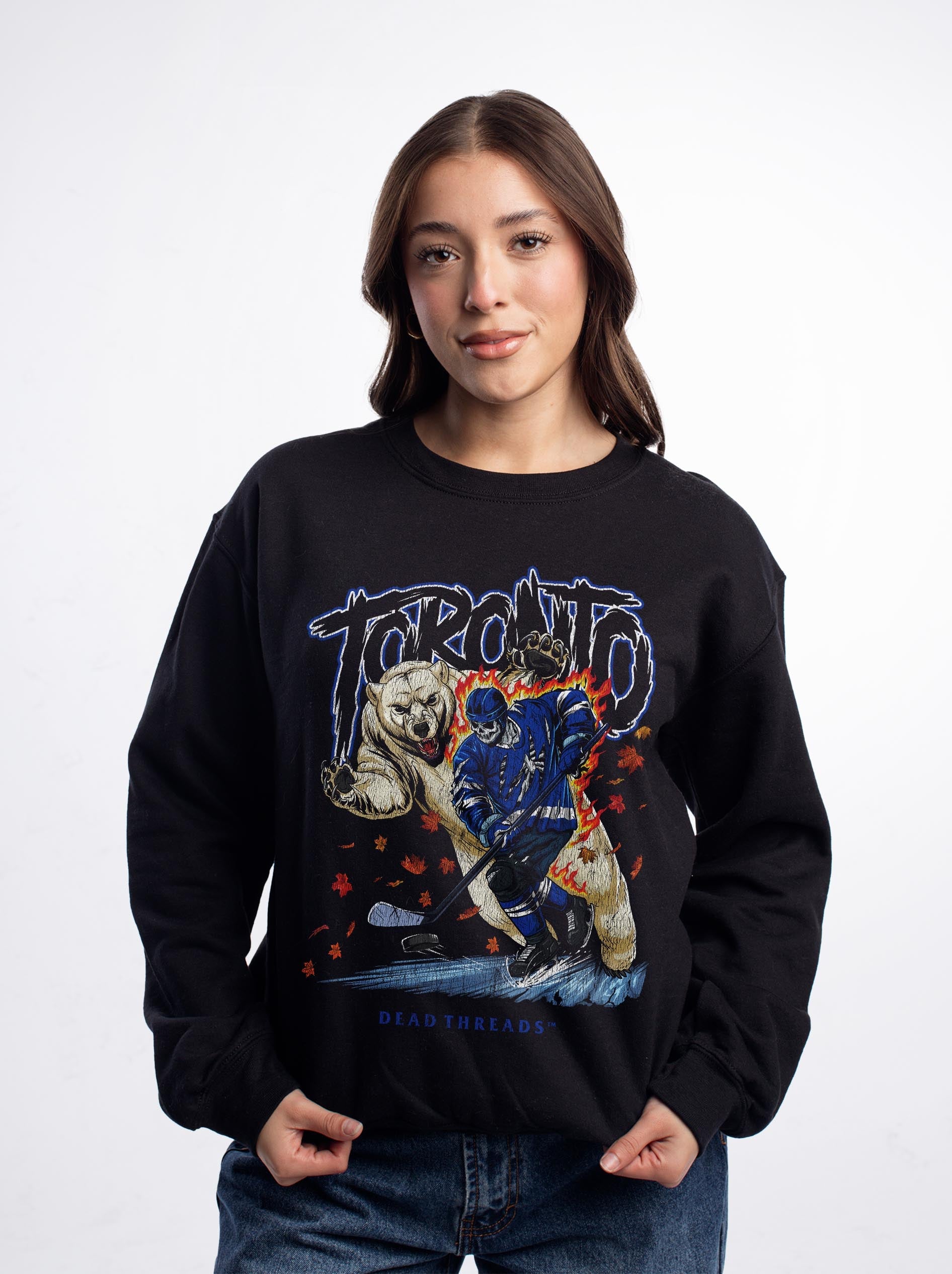 TORONTO HOCKEY CREWNECK SWEATSHIRT – Sweatshirt – Dead Threads Apparel