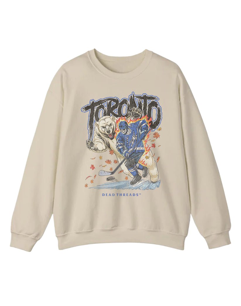TORONTO HOCKEY CREWNECK SWEATSHIRT – Sweatshirt – Dead Threads Apparel