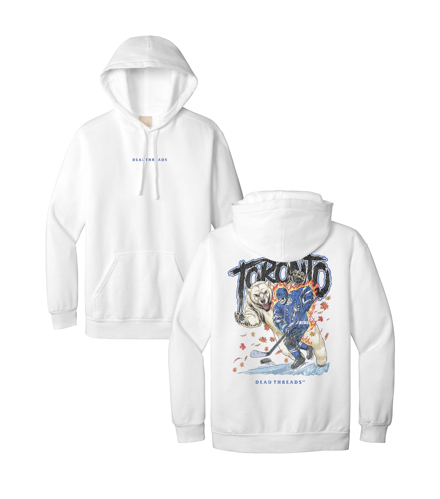 TORONTO HOCKEY - “DT ESSENTIAL" HOODIE – Hoodie – Dead Threads Apparel