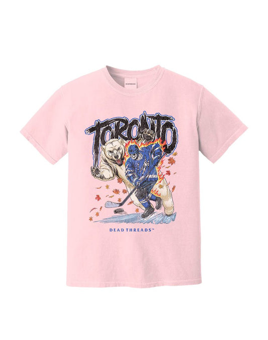 TORONTO HOCKEY - PINK – T-Shirt – Dead Threads Apparel