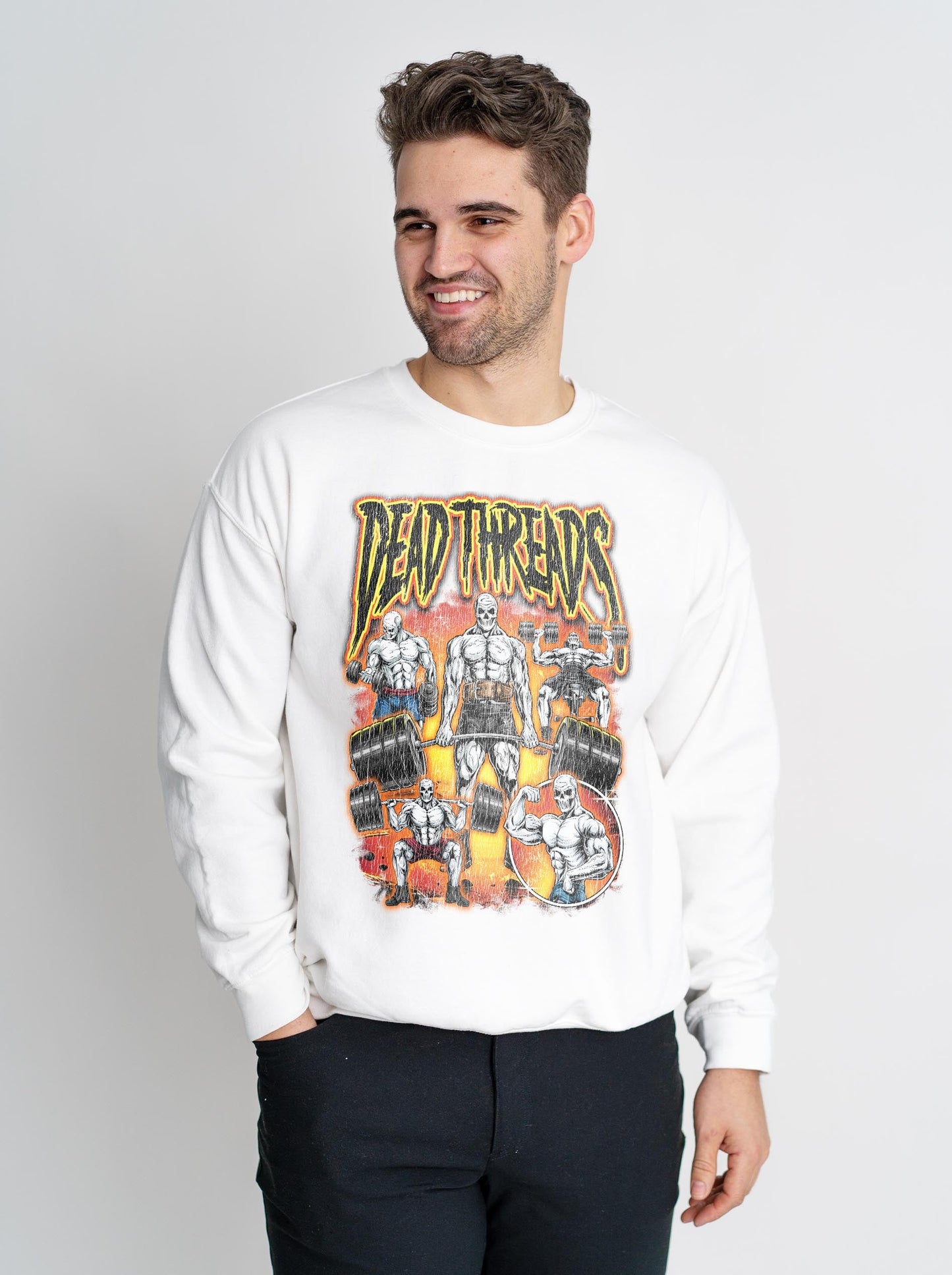 TRAIN FOR PAIN CREWNECK SWEATSHIRT – Sweatshirt – Dead Threads Apparel