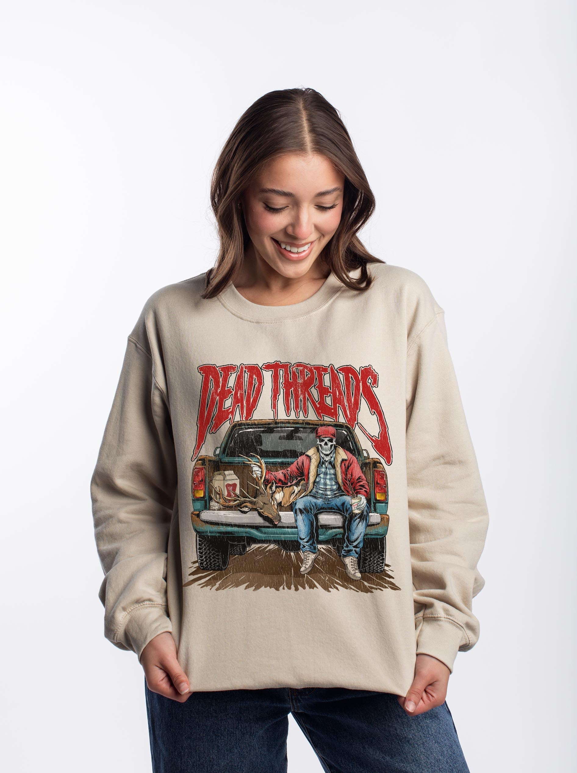 TRUCK BED CREWNECK SWEATSHIRT – Sweatshirt – Dead Threads Apparel