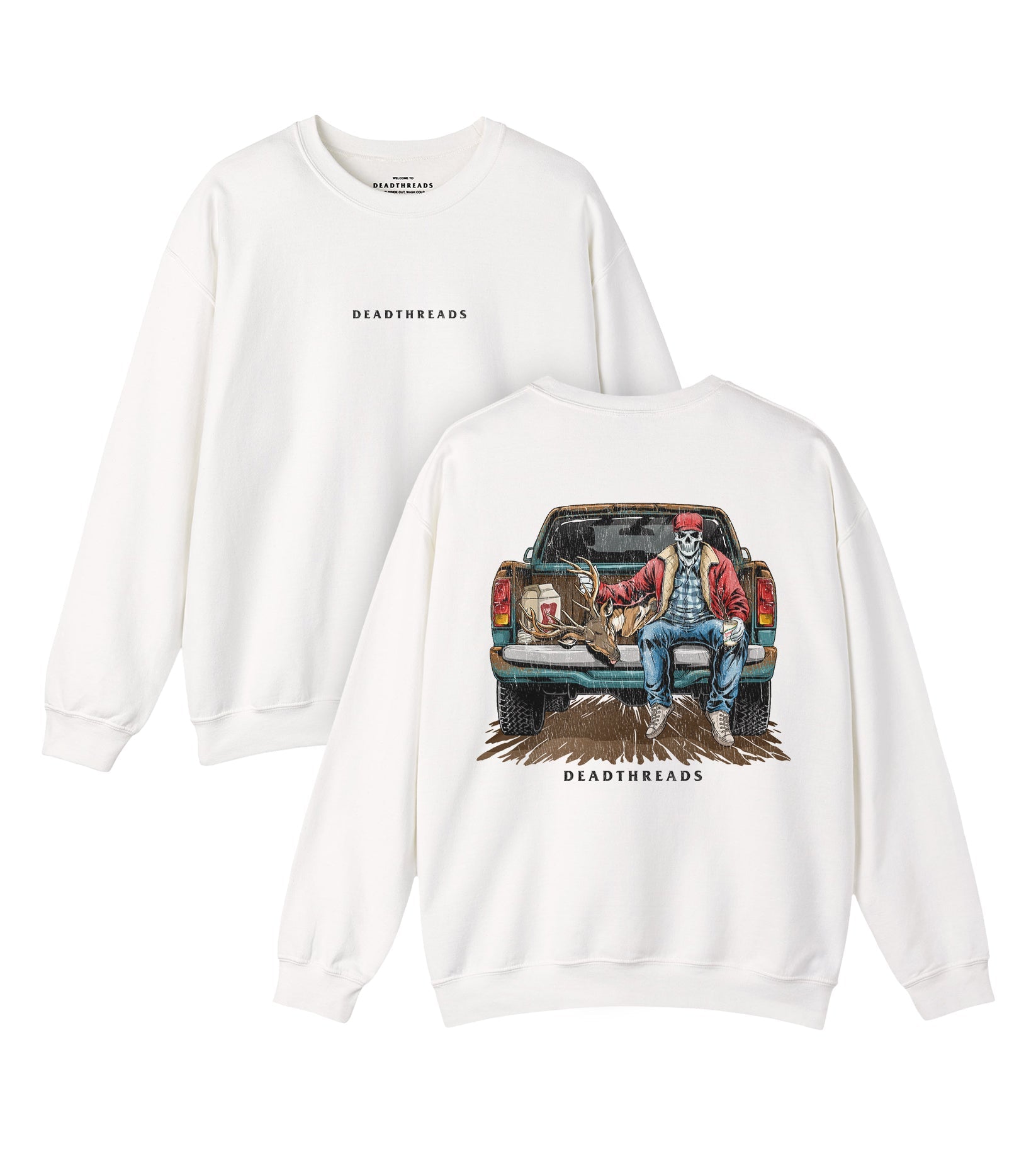 TRUCK BED - “DT ESSENTIAL" CREWNECK SWEATSHIRT – Sweatshirt – Dead Threads Apparel