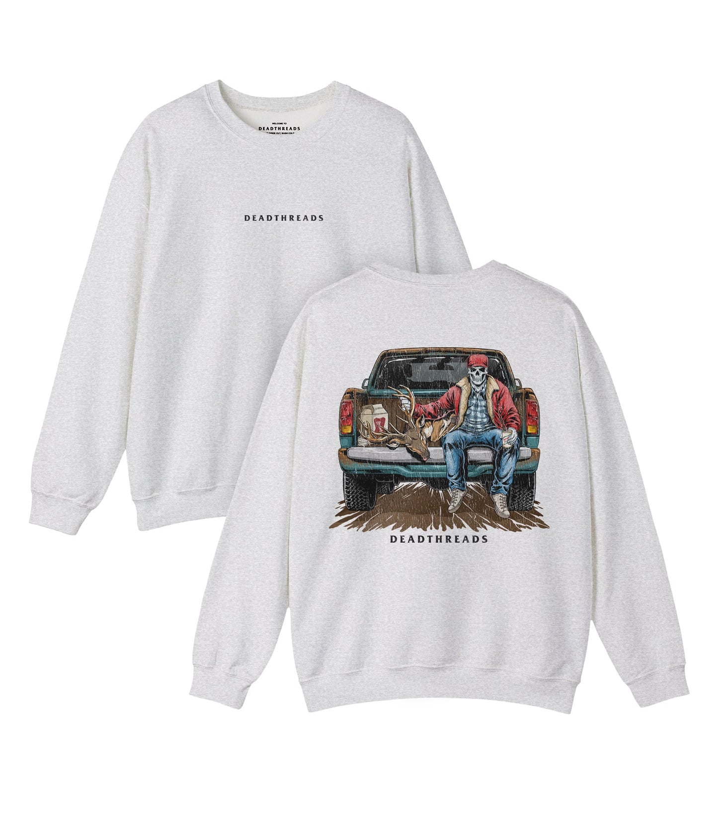 TRUCK BED - “DT ESSENTIAL" CREWNECK SWEATSHIRT – Sweatshirt – Dead Threads Apparel
