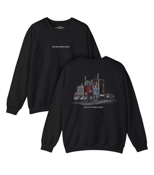 TRUCKED UP - “DT ESSENTIAL" CREWNECK SWEATSHIRT – Sweatshirt – Dead Threads Apparel
