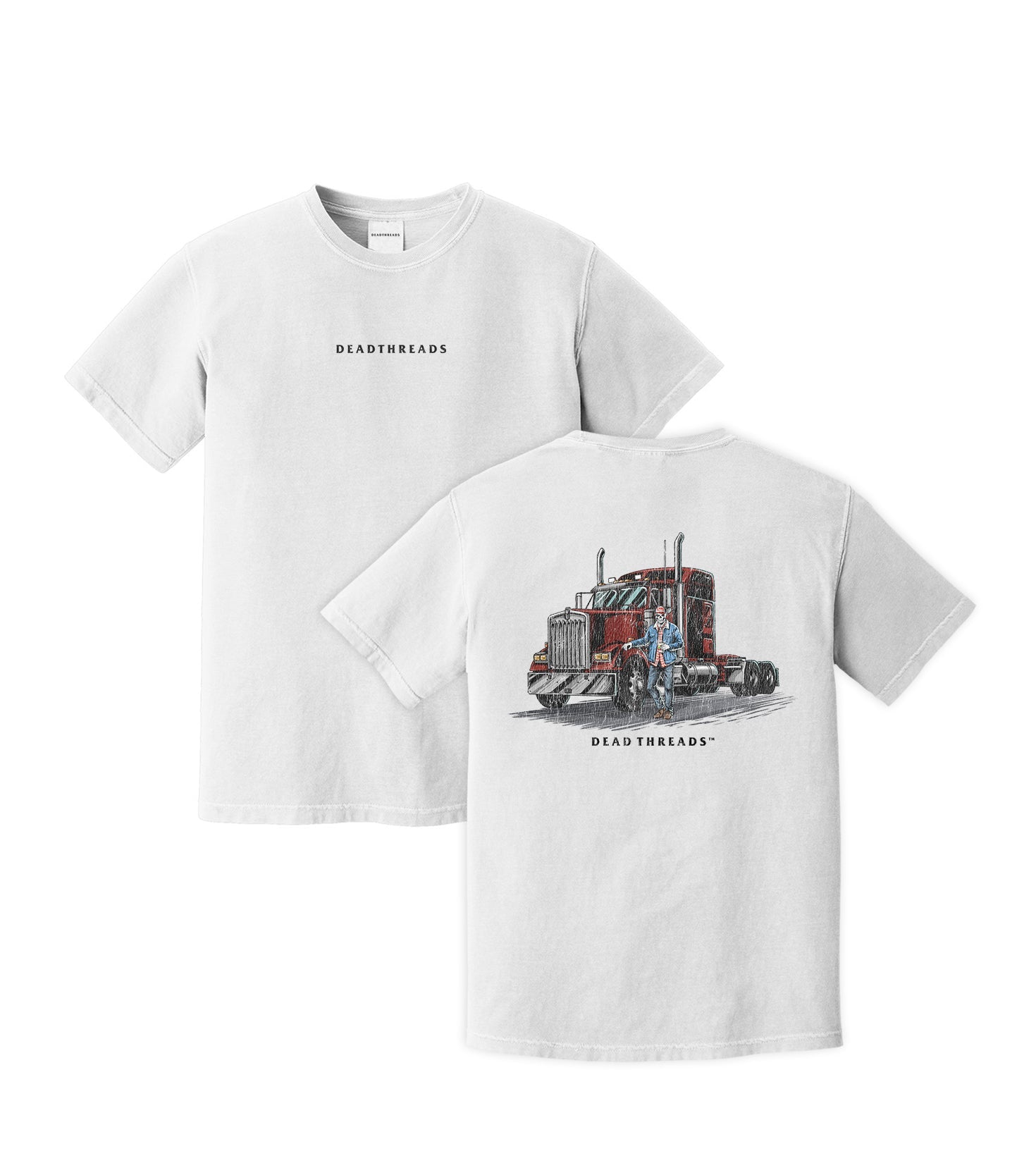 TRUCKED UP - “DT ESSENTIAL" PREMIUM T - SHIRT – T-Shirt – Dead Threads Apparel