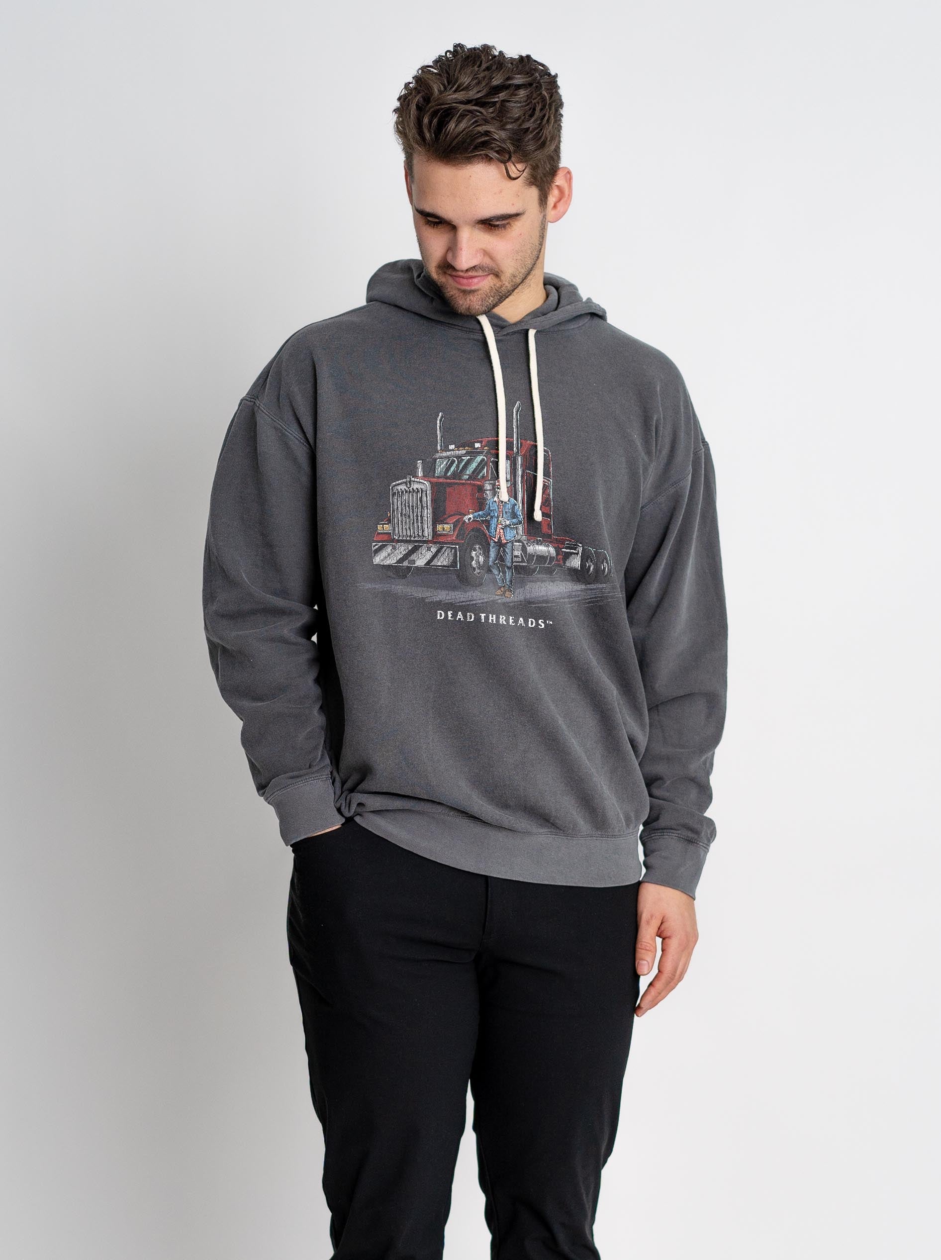TRUCKED UP - LIGHTWEIGHT HOODIE – Lightweight – Dead Threads Apparel