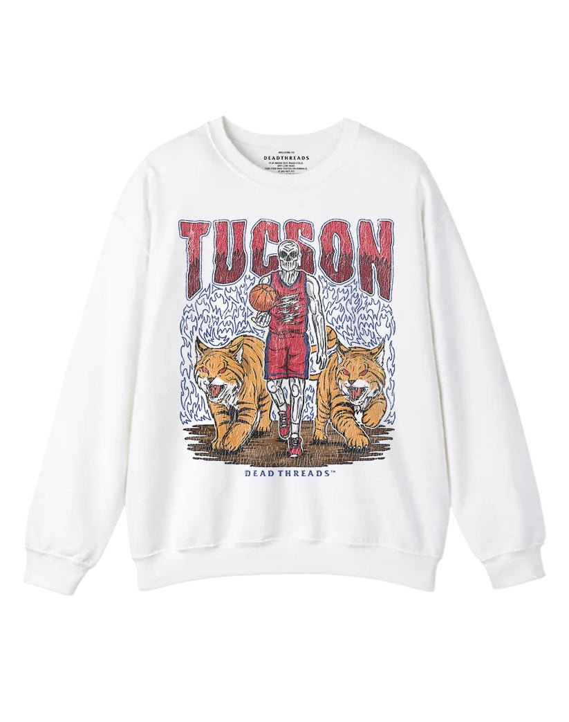 TUCSON BASKETBALL CREWNECK SWEATSHIRT – Sweatshirt – Dead Threads Apparel