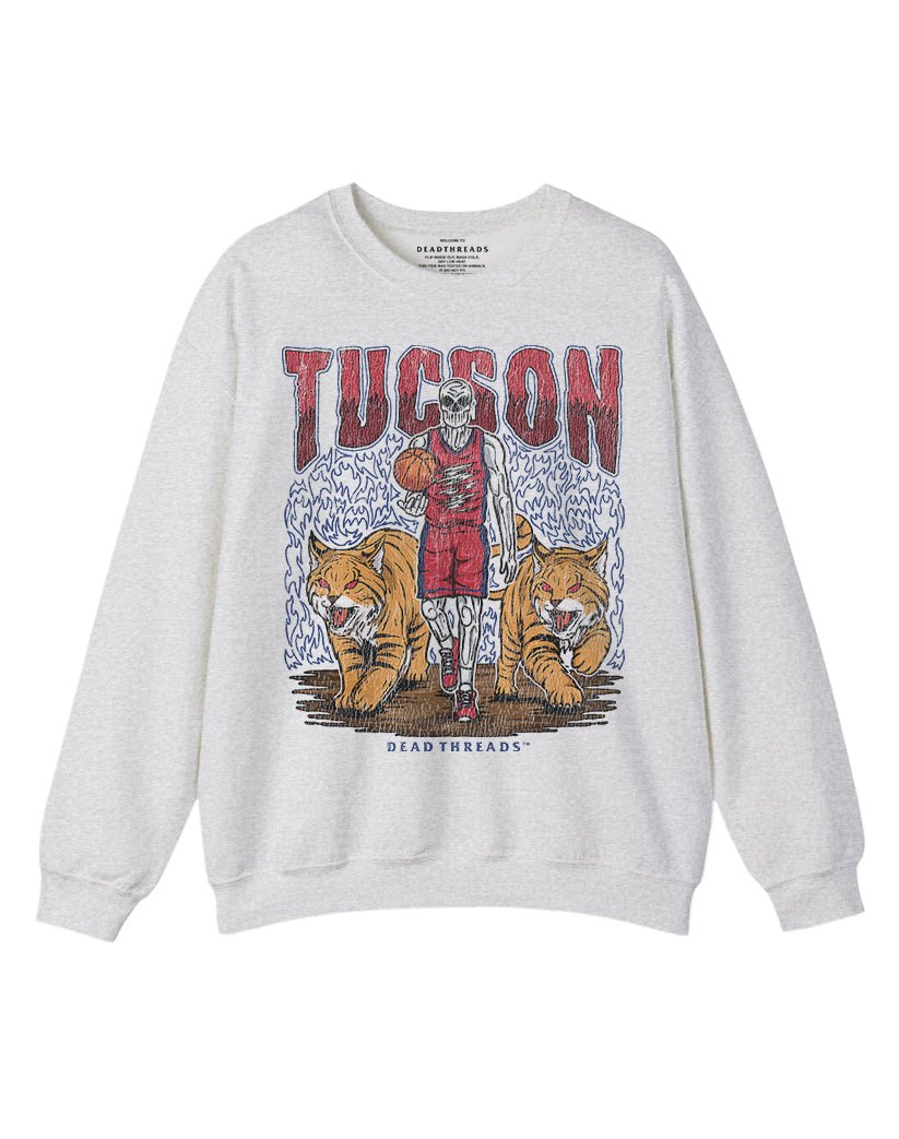 TUCSON BASKETBALL CREWNECK SWEATSHIRT – Sweatshirt – Dead Threads Apparel