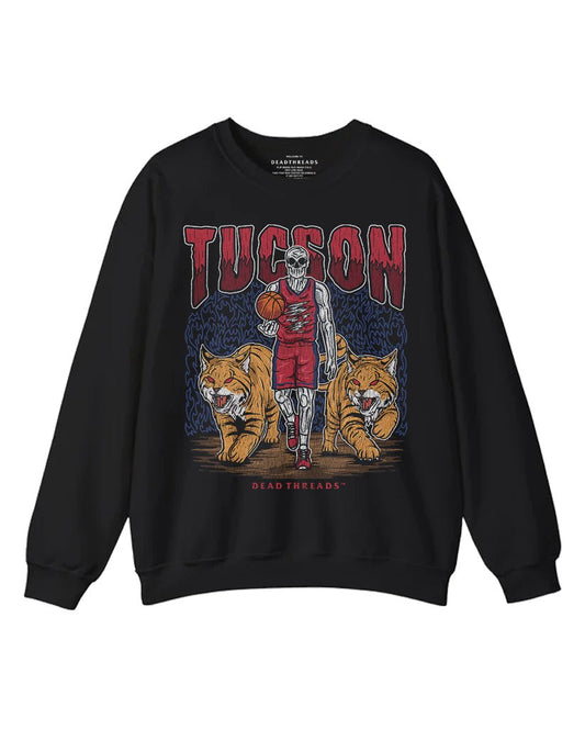 TUCSON BASKETBALL CREWNECK SWEATSHIRT – Sweatshirt – Dead Threads Apparel