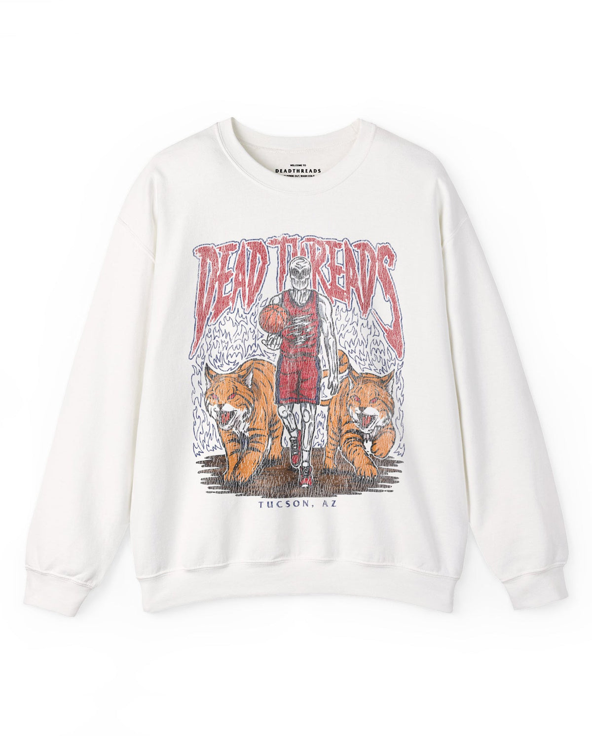 TUCSON BASKETBALL - CREWNECK SWEATSHIRT – Sweatshirt – Dead Threads Apparel